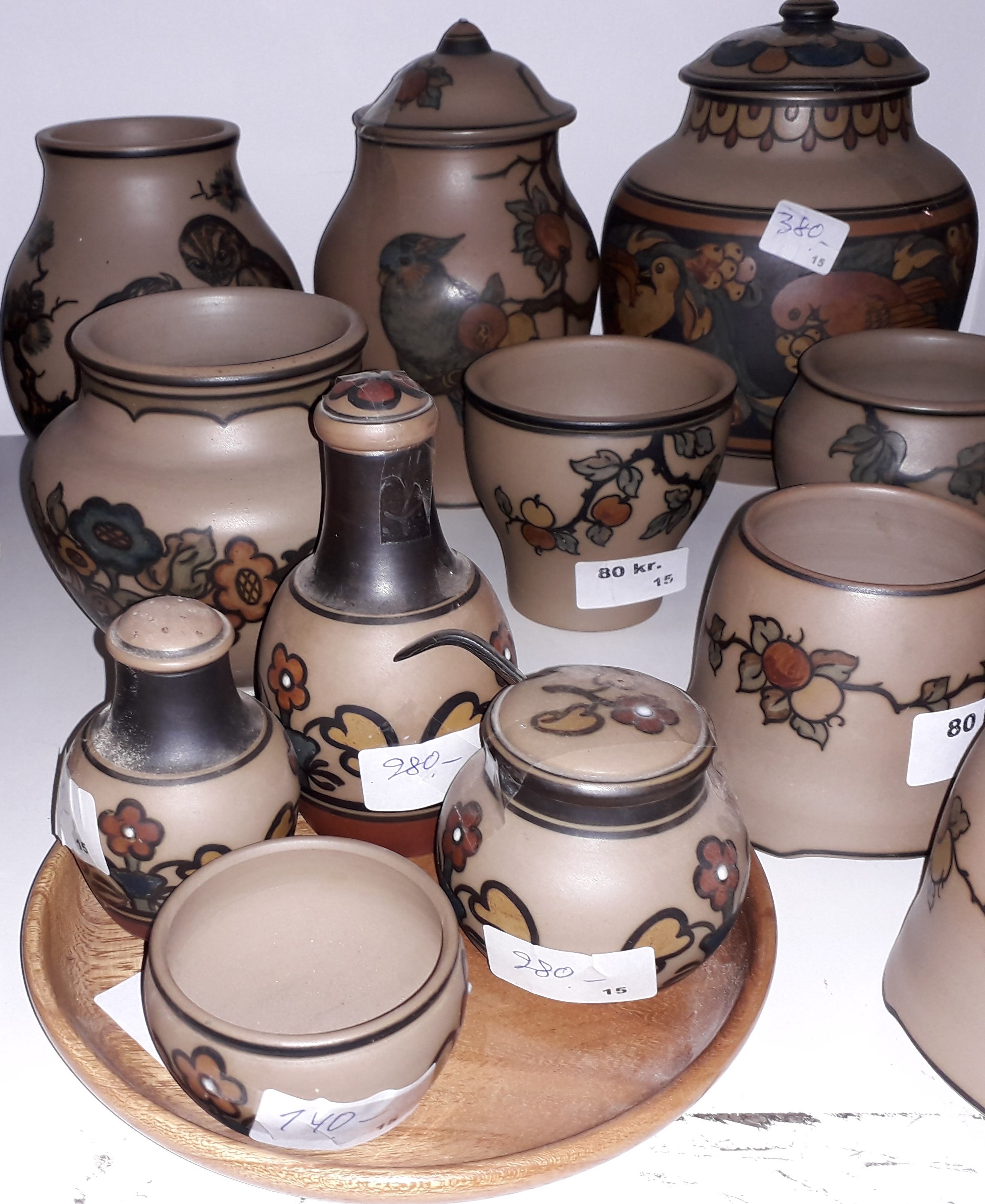 KERAMIK Hjorth, STENTØJ POTTERY CERAMICS BORNHOLM KØBENHAVN DANMAR ...